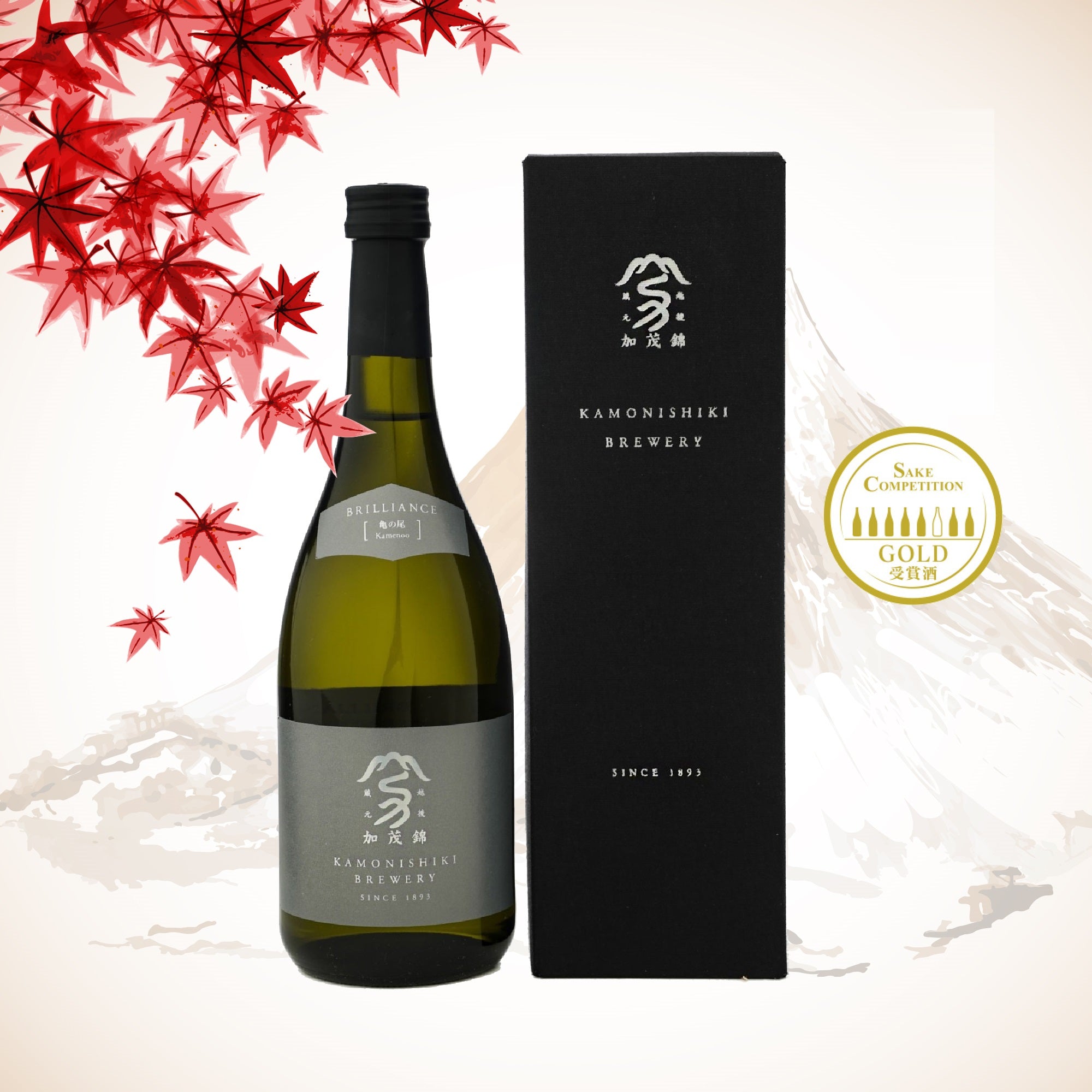 Kamonishiki Junmai Daiginjo Brillance Kame-no-0 (720ml)