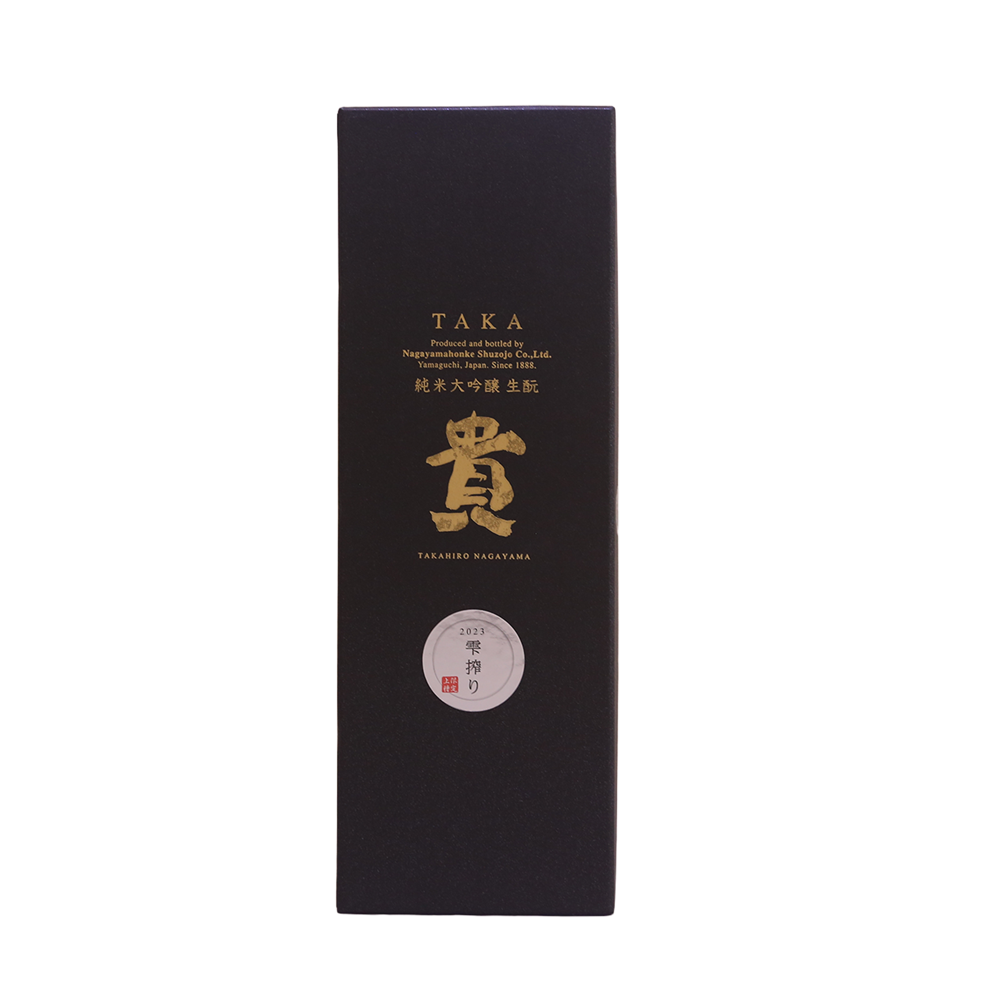 Taka Kimoto Junmai Daiginjo Black Shizuku Shibori (720ml)