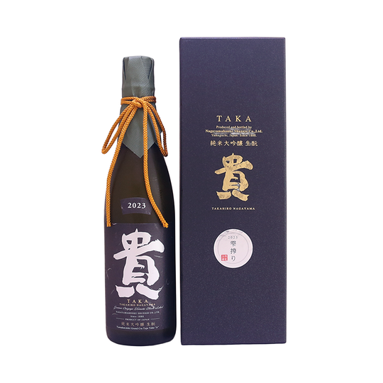 Taka Kimoto Junmai Daiginjo Black Shizuku Shibori (720ml)