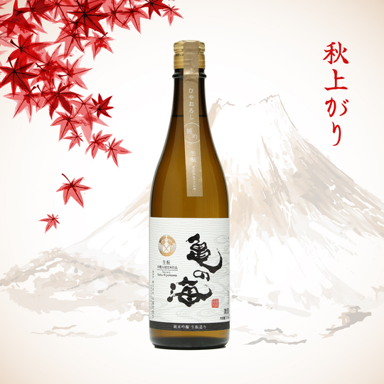 Tsuchiya Kame no Umi Junmai Ginjo Hiyaoroshi Kimotozukuri (720ml)