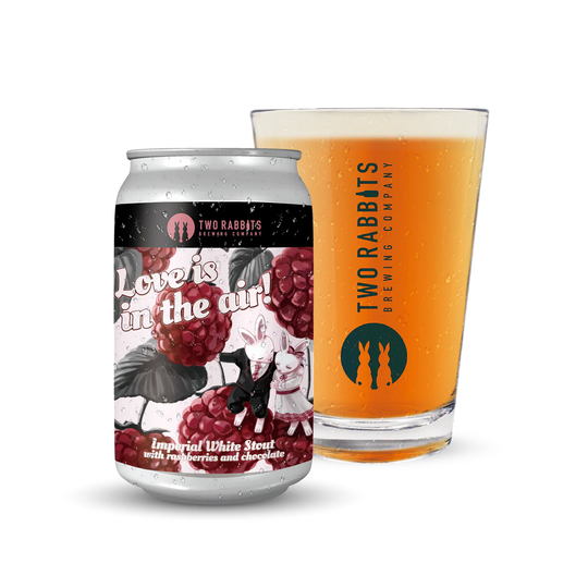 Two Rabbits Love is in the Air