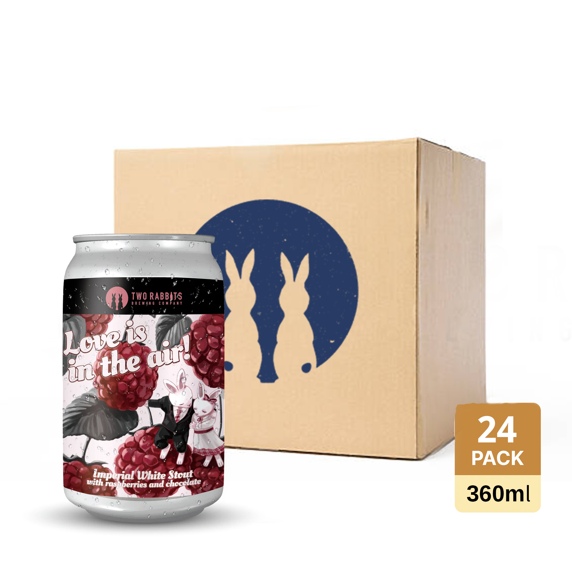 Two Rabbits Love is in the Air