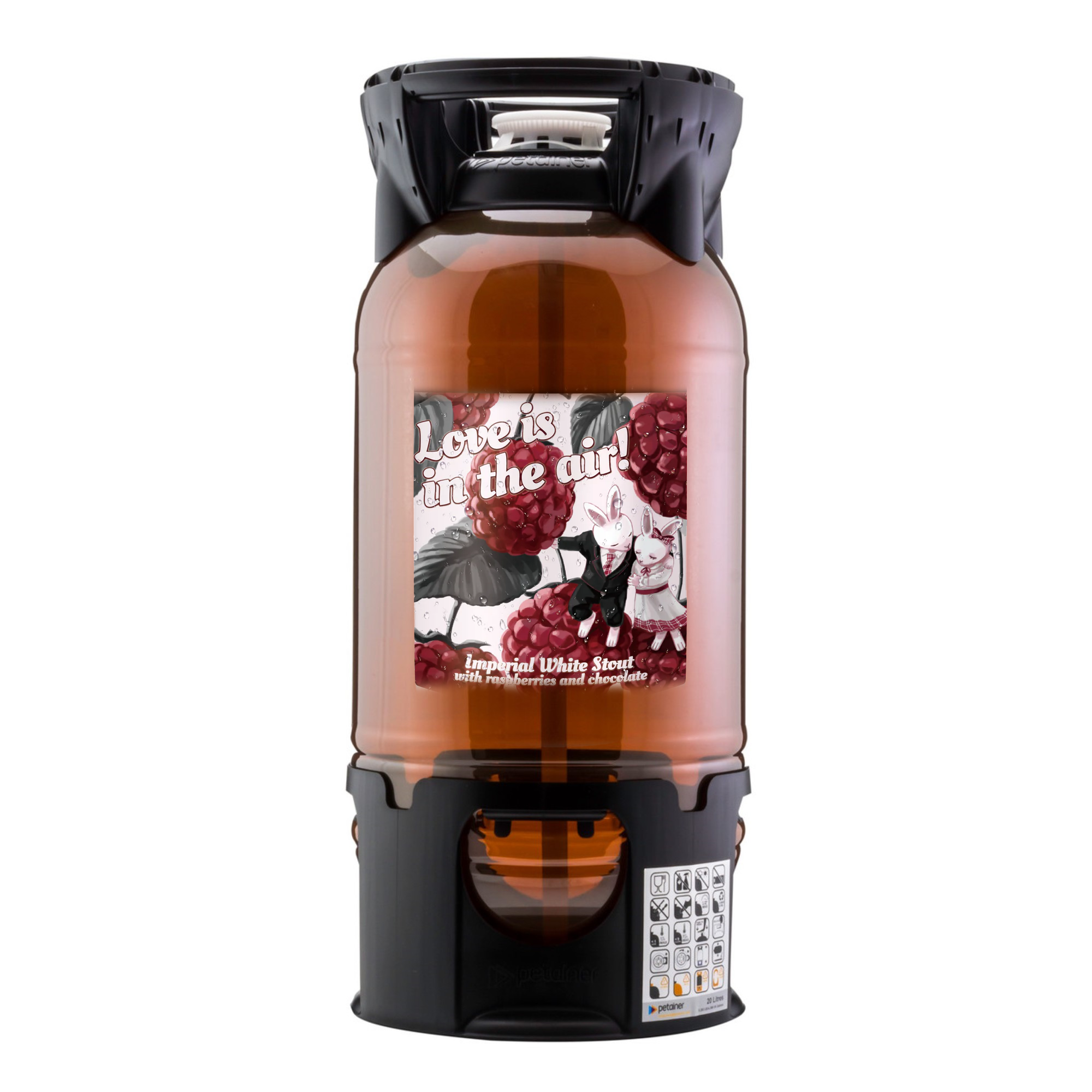 Two Rabbits Love is in the Air