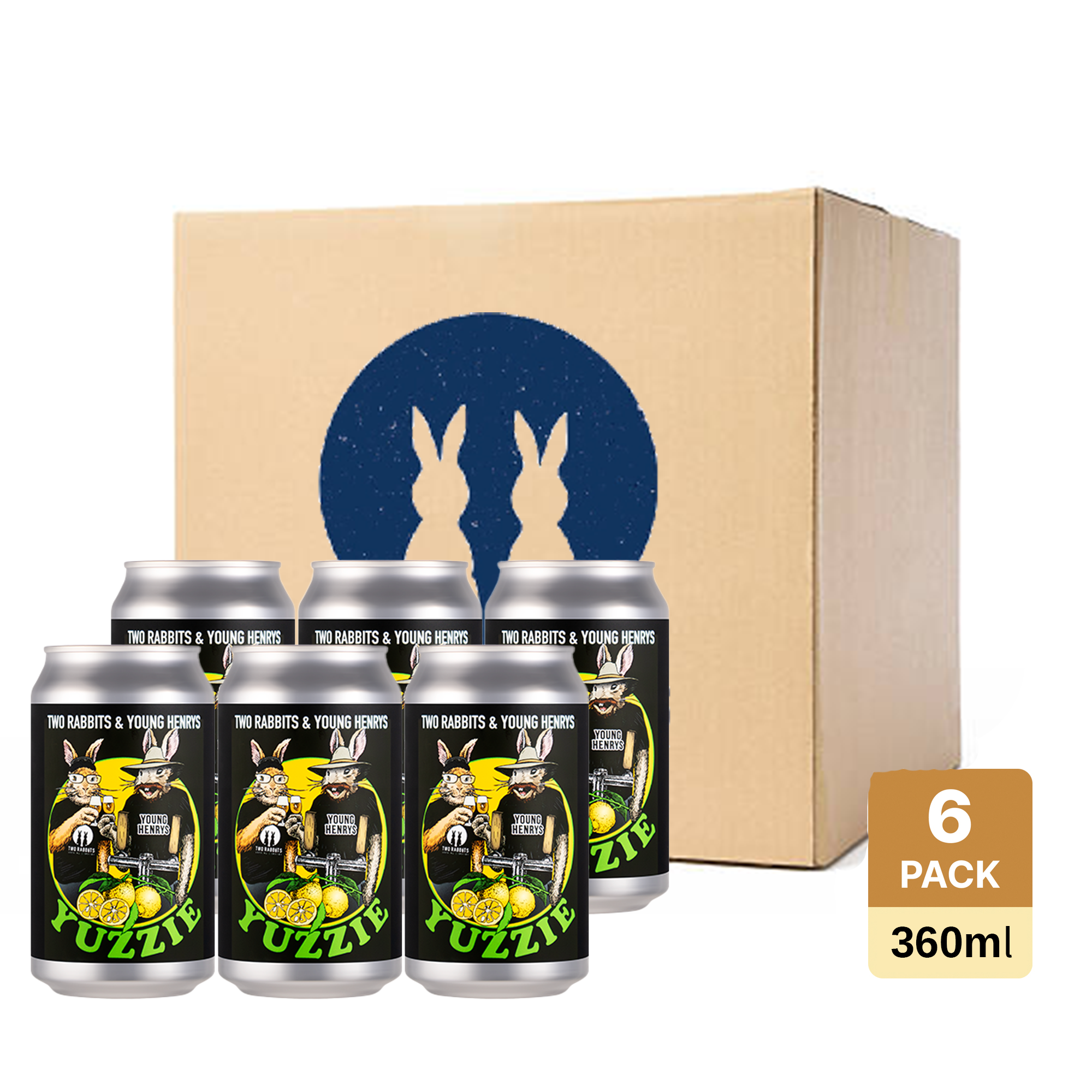 Brother Rabbit Ale Two Rabbits Yuzzie Hazy Pale Ale – epicurean nomads private limited