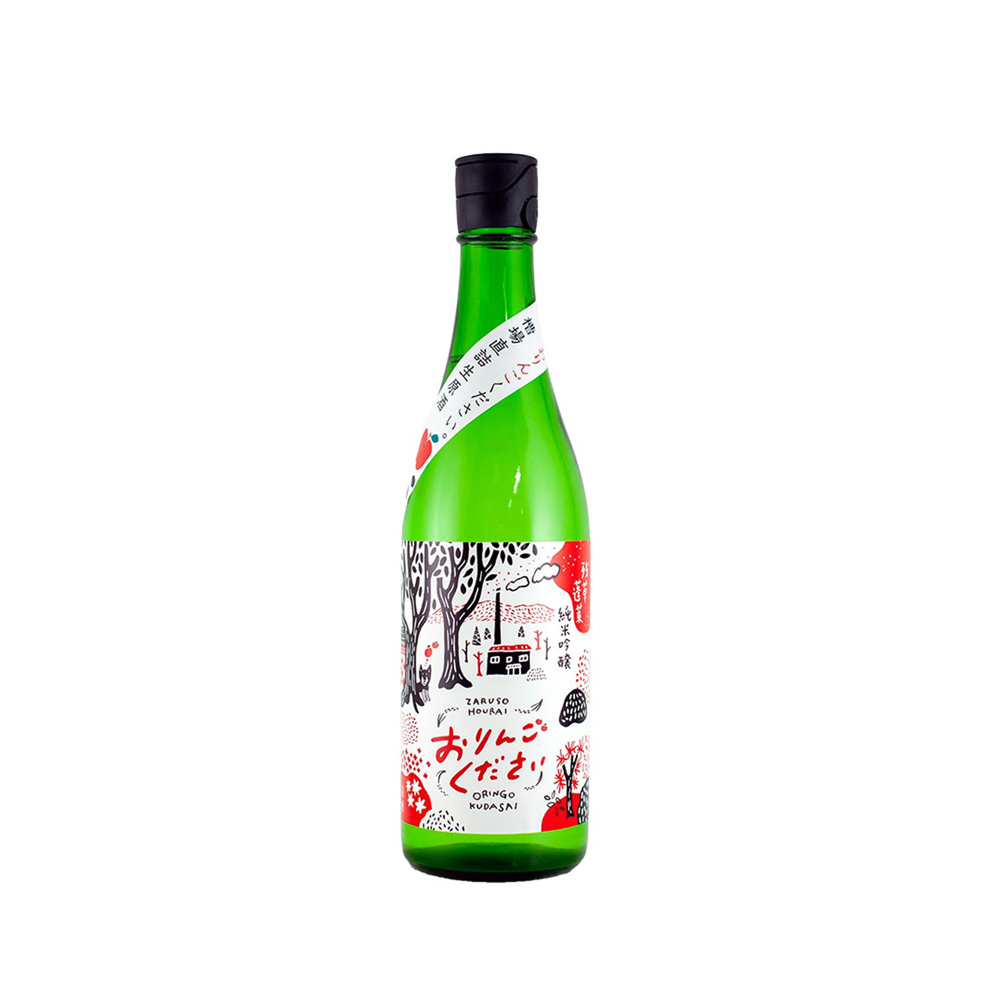 Zaruso Hourai Junmai Ginjo Oringokudasai FunabaJikazume Muroka Namagenshu (720ml)