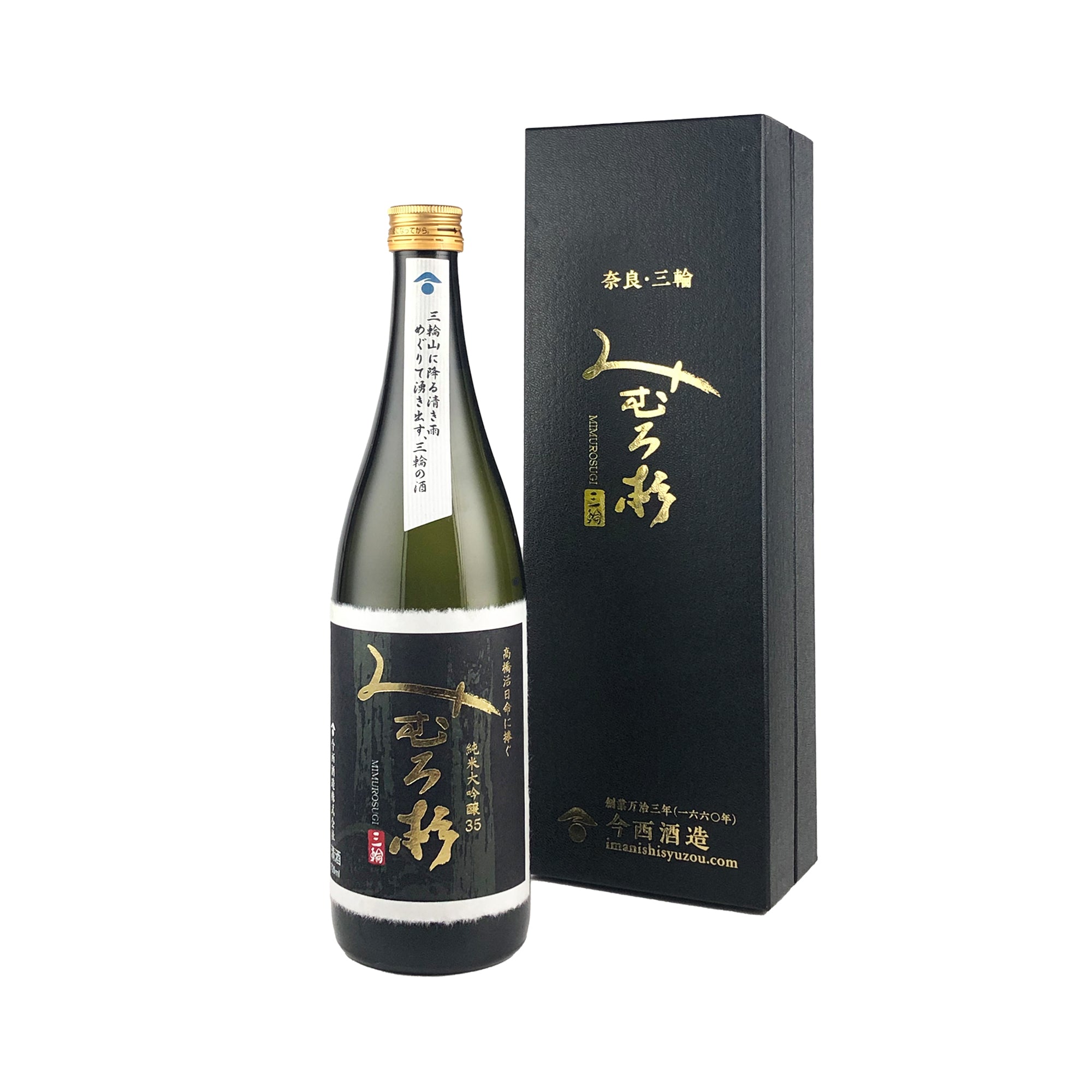 DAIKOKU BOTTLE 14% シマネワイナリー Mimurosugi Junmai Daiginjo 35 Takahashi Ikuhinomikoto ni
